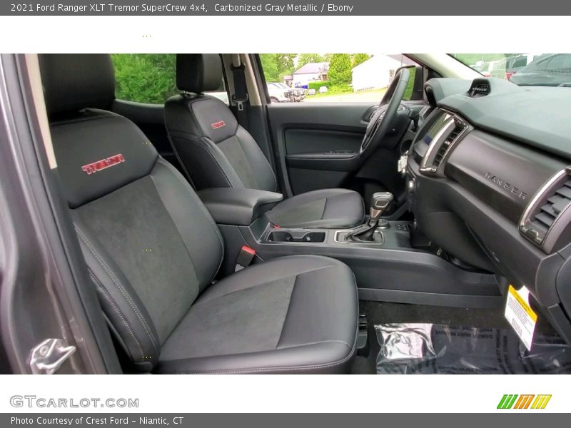Front Seat of 2021 Ranger XLT Tremor SuperCrew 4x4