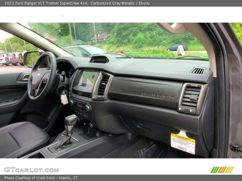 Dashboard of 2021 Ranger XLT Tremor SuperCrew 4x4