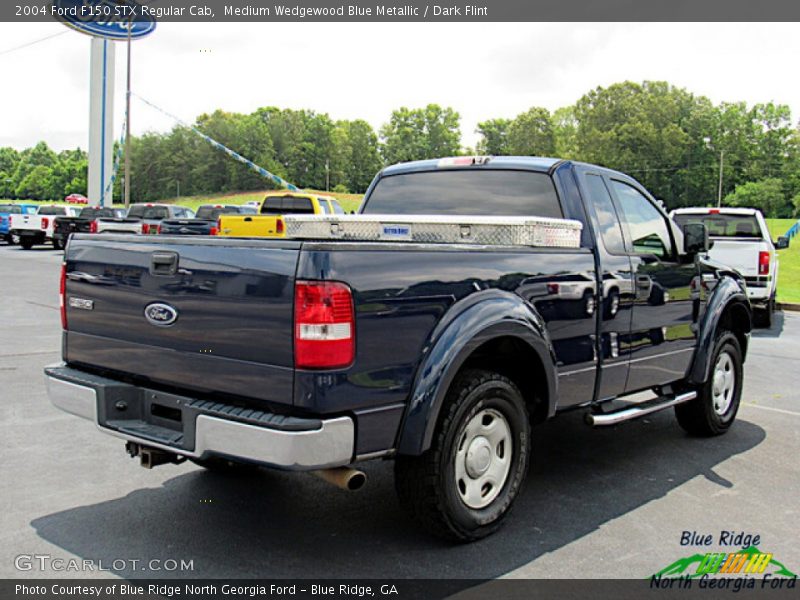 Medium Wedgewood Blue Metallic / Dark Flint 2004 Ford F150 STX Regular Cab