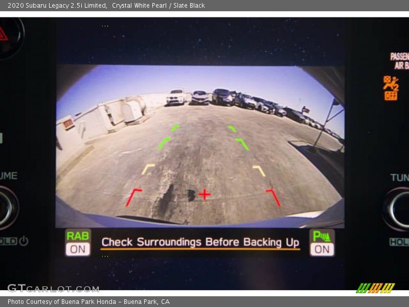 Crystal White Pearl / Slate Black 2020 Subaru Legacy 2.5i Limited
