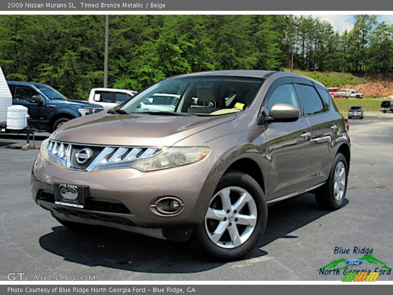 Tinted Bronze Metallic / Beige 2009 Nissan Murano SL