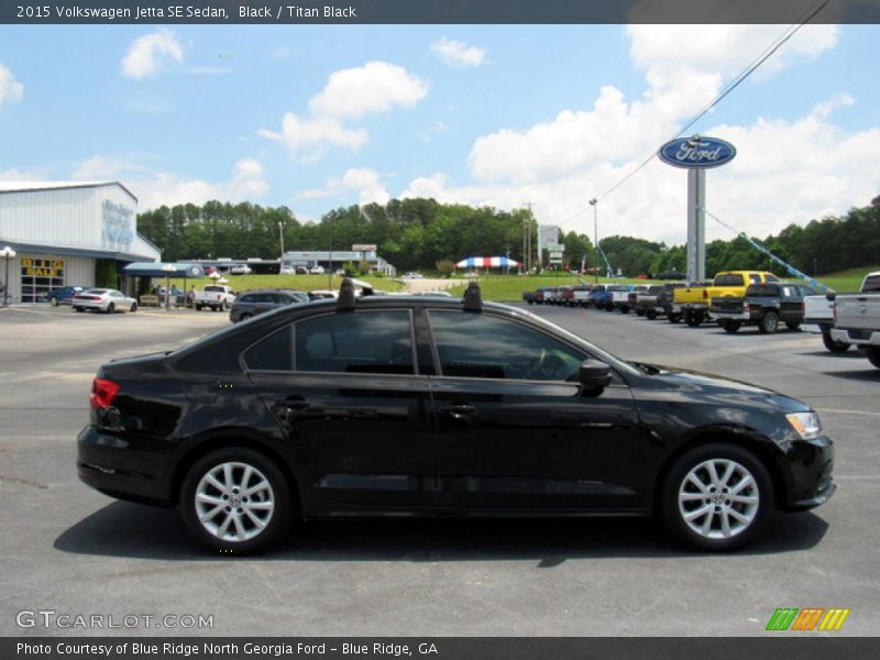 Black / Titan Black 2015 Volkswagen Jetta SE Sedan