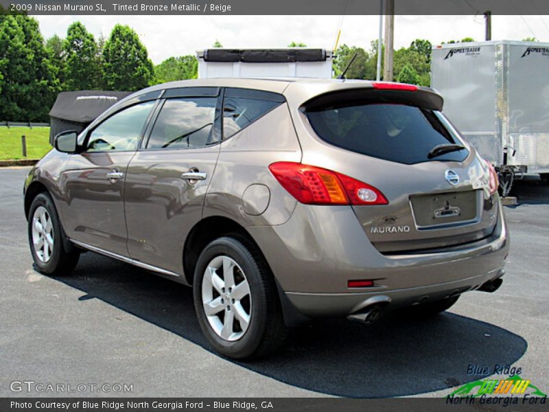Tinted Bronze Metallic / Beige 2009 Nissan Murano SL