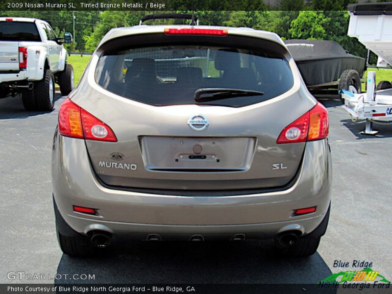 Tinted Bronze Metallic / Beige 2009 Nissan Murano SL