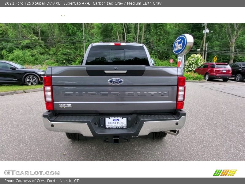 Carbonized Gray / Medium Earth Gray 2021 Ford F250 Super Duty XLT SuperCab 4x4
