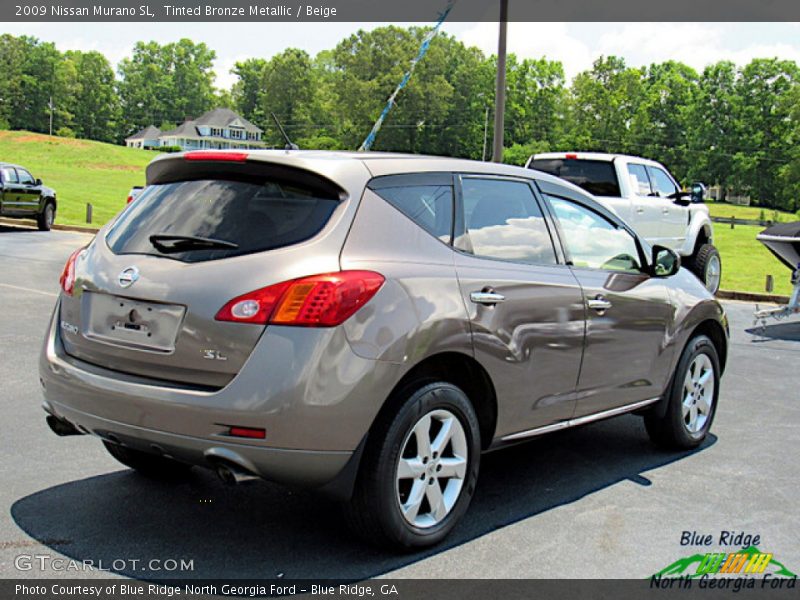 Tinted Bronze Metallic / Beige 2009 Nissan Murano SL