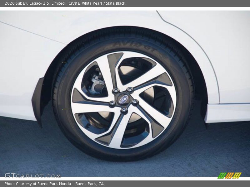 Crystal White Pearl / Slate Black 2020 Subaru Legacy 2.5i Limited