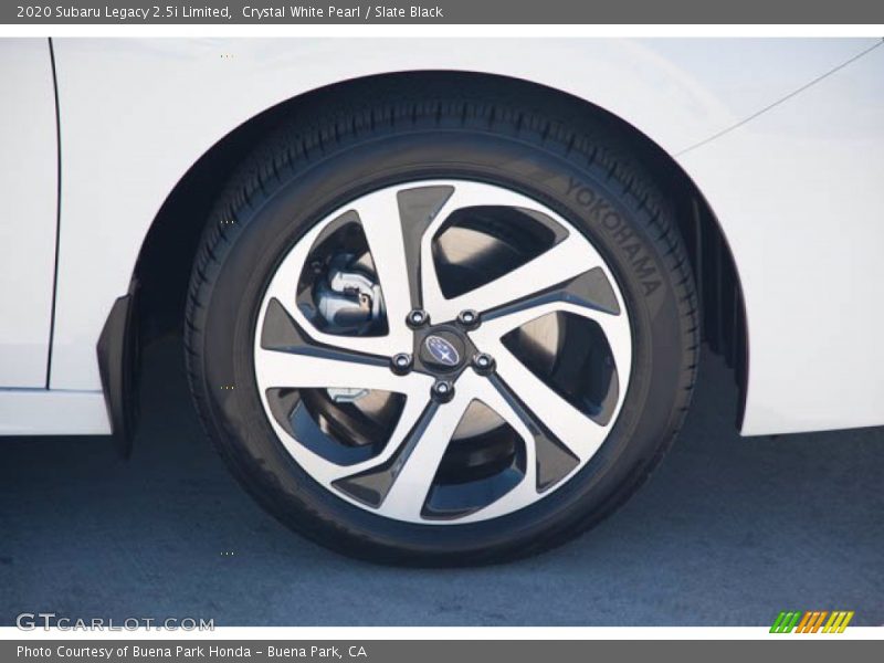 Crystal White Pearl / Slate Black 2020 Subaru Legacy 2.5i Limited