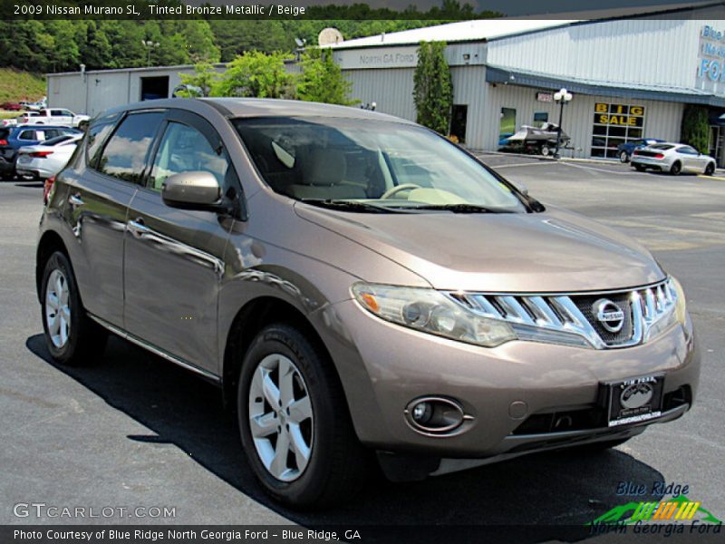 Tinted Bronze Metallic / Beige 2009 Nissan Murano SL