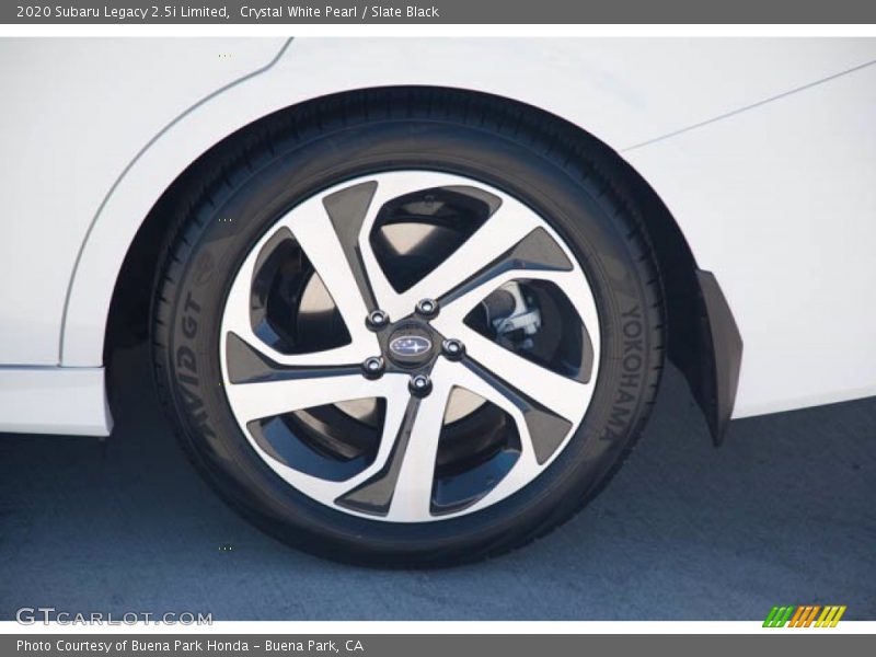 Crystal White Pearl / Slate Black 2020 Subaru Legacy 2.5i Limited