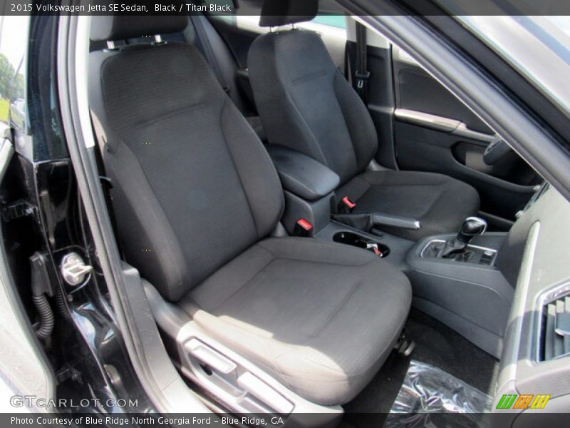 Front Seat of 2015 Jetta SE Sedan