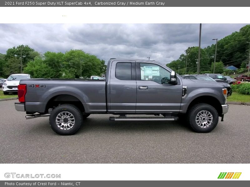  2021 F250 Super Duty XLT SuperCab 4x4 Carbonized Gray