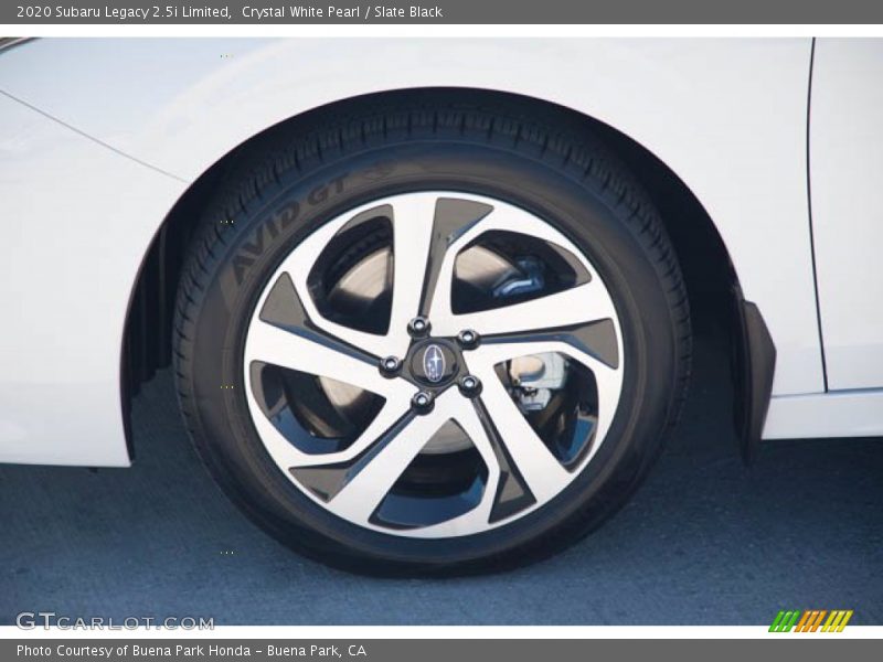 Crystal White Pearl / Slate Black 2020 Subaru Legacy 2.5i Limited