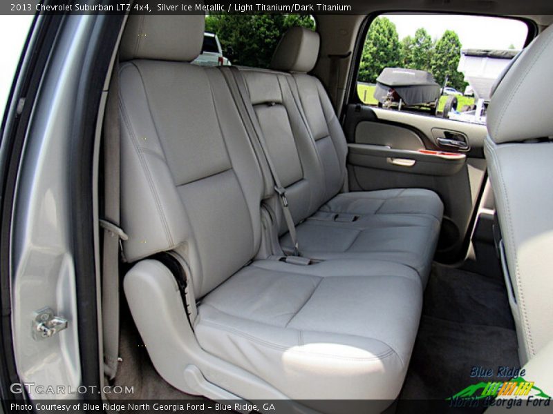 Silver Ice Metallic / Light Titanium/Dark Titanium 2013 Chevrolet Suburban LTZ 4x4