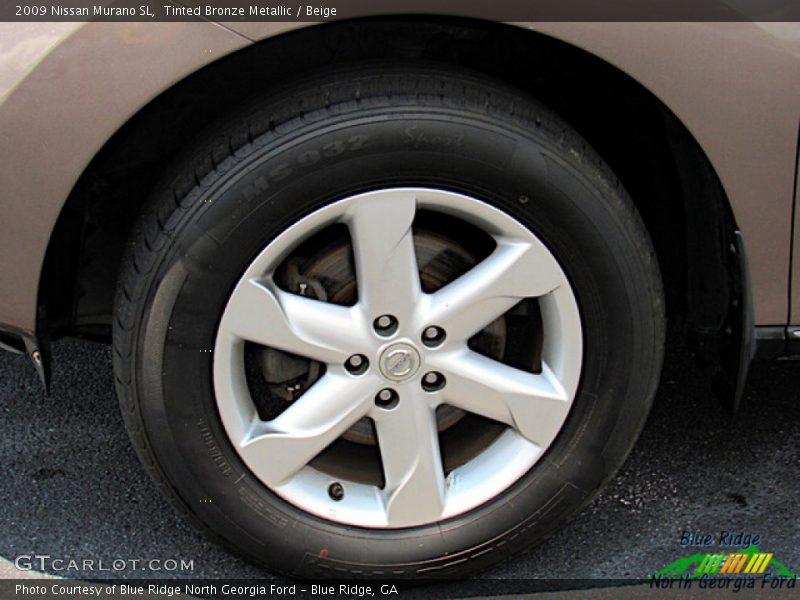 Tinted Bronze Metallic / Beige 2009 Nissan Murano SL