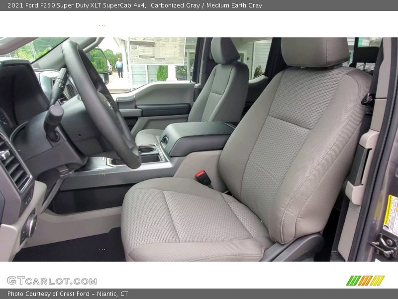 Carbonized Gray / Medium Earth Gray 2021 Ford F250 Super Duty XLT SuperCab 4x4