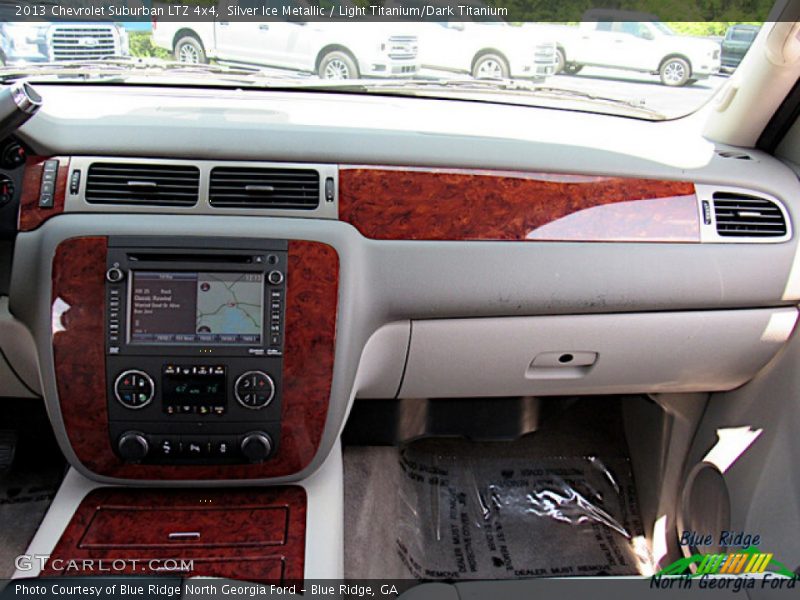 Silver Ice Metallic / Light Titanium/Dark Titanium 2013 Chevrolet Suburban LTZ 4x4
