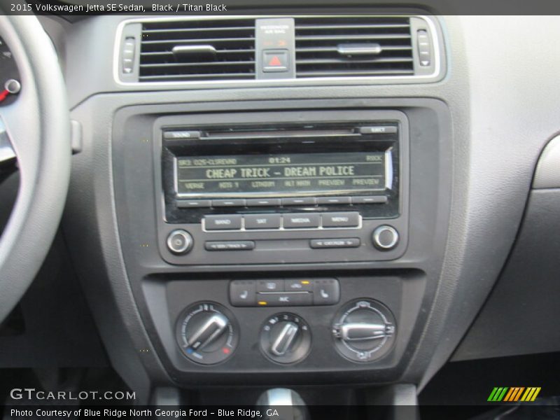Black / Titan Black 2015 Volkswagen Jetta SE Sedan