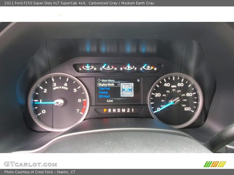 Carbonized Gray / Medium Earth Gray 2021 Ford F250 Super Duty XLT SuperCab 4x4