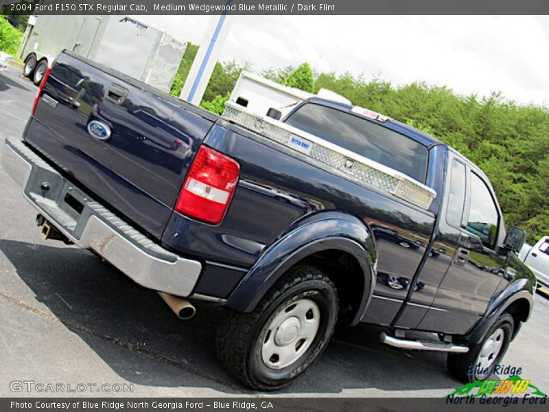 Medium Wedgewood Blue Metallic / Dark Flint 2004 Ford F150 STX Regular Cab