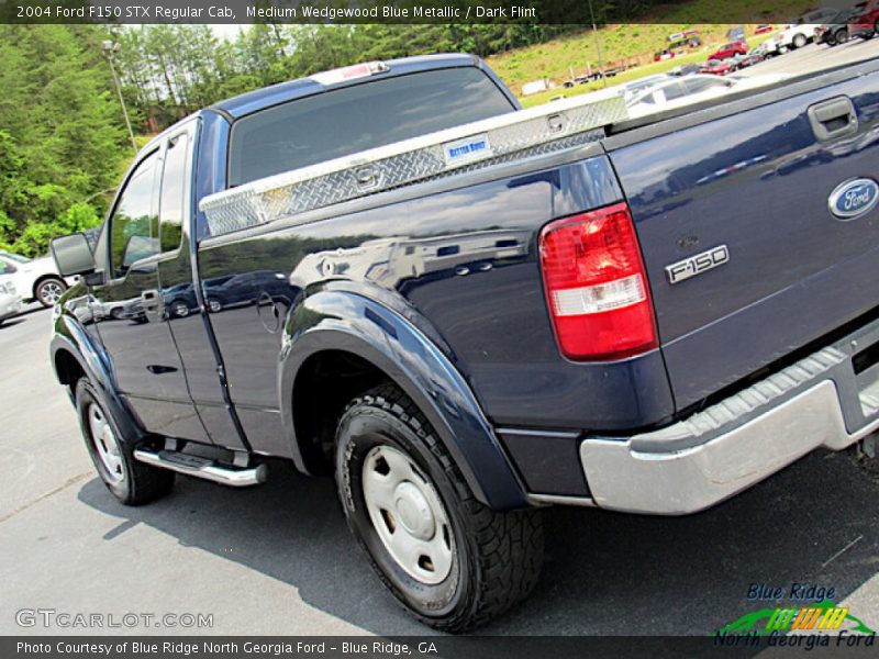 Medium Wedgewood Blue Metallic / Dark Flint 2004 Ford F150 STX Regular Cab