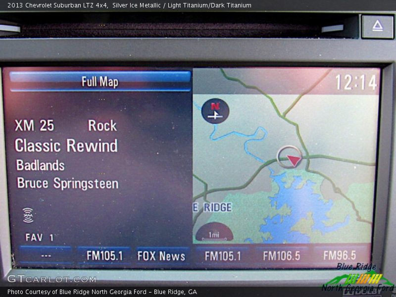 Silver Ice Metallic / Light Titanium/Dark Titanium 2013 Chevrolet Suburban LTZ 4x4