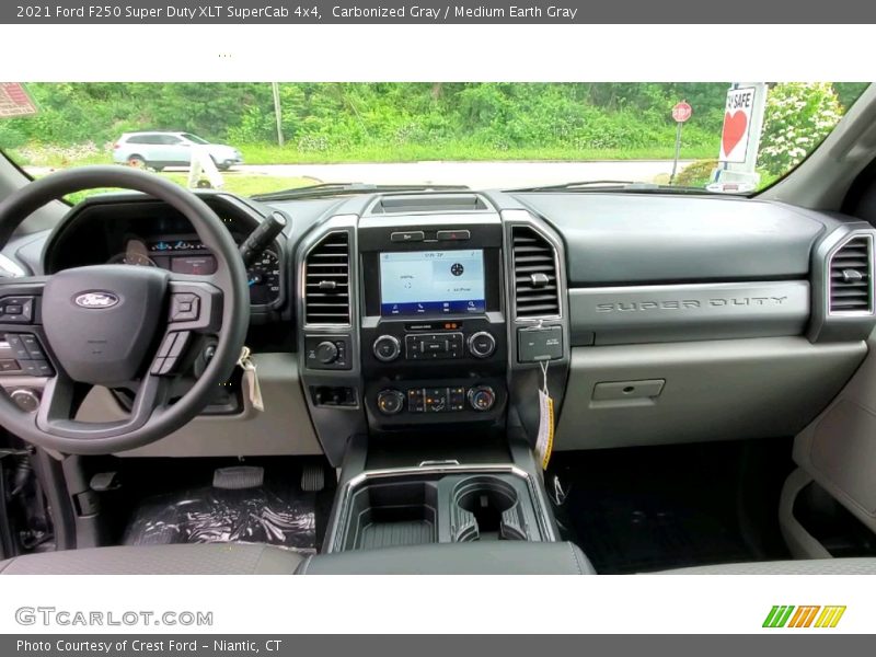 Carbonized Gray / Medium Earth Gray 2021 Ford F250 Super Duty XLT SuperCab 4x4