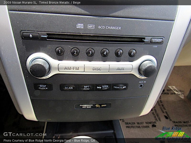 Tinted Bronze Metallic / Beige 2009 Nissan Murano SL