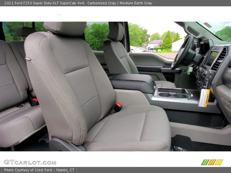 Carbonized Gray / Medium Earth Gray 2021 Ford F250 Super Duty XLT SuperCab 4x4