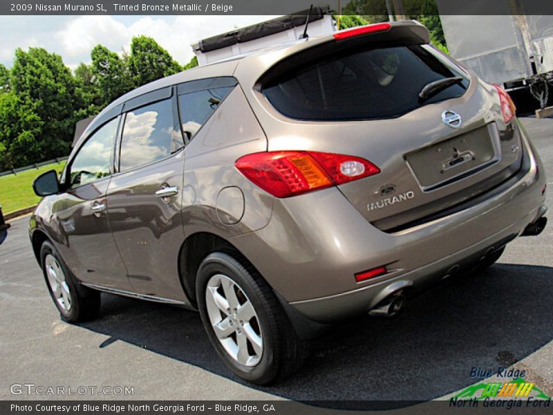 Tinted Bronze Metallic / Beige 2009 Nissan Murano SL