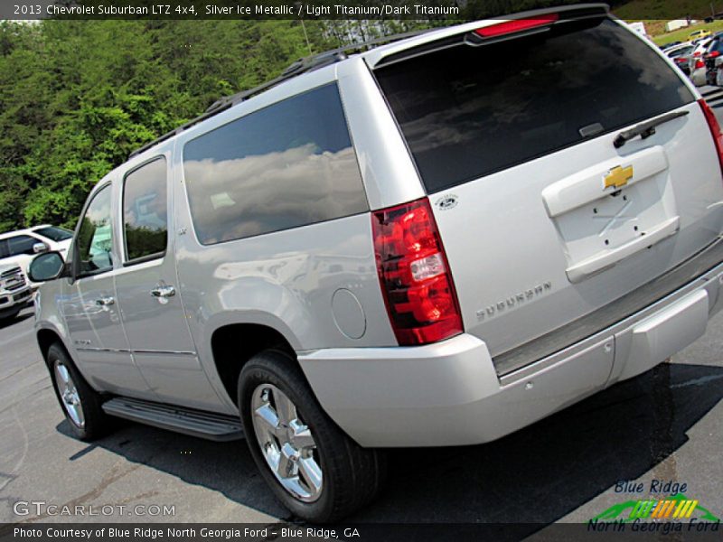 Silver Ice Metallic / Light Titanium/Dark Titanium 2013 Chevrolet Suburban LTZ 4x4