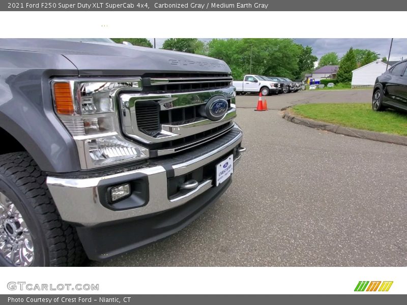Carbonized Gray / Medium Earth Gray 2021 Ford F250 Super Duty XLT SuperCab 4x4