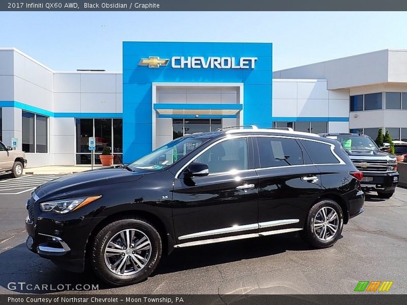  2017 QX60 AWD Black Obsidian
