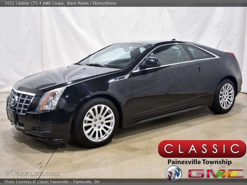 Black Raven / Ebony/Ebony 2012 Cadillac CTS 4 AWD Coupe