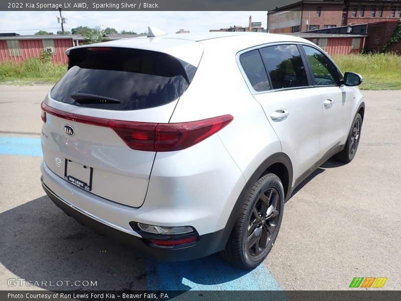 Sparkling Silver / Black 2022 Kia Sportage LX AWD
