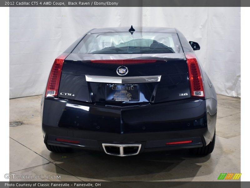 Black Raven / Ebony/Ebony 2012 Cadillac CTS 4 AWD Coupe