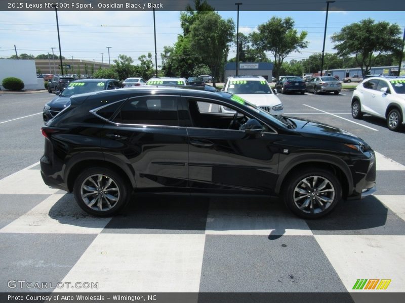 Obsidian Black / Black 2015 Lexus NX 200t F Sport
