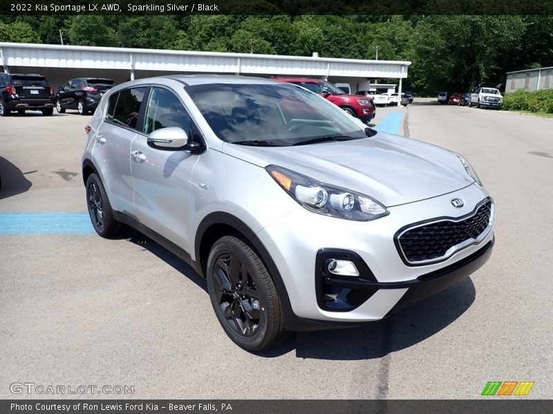 Sparkling Silver / Black 2022 Kia Sportage LX AWD
