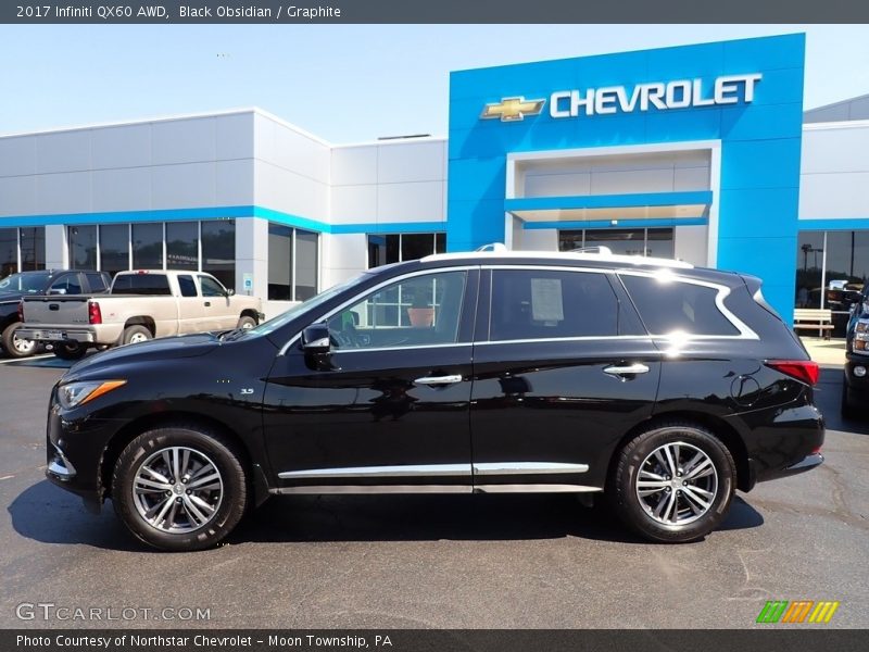  2017 QX60 AWD Black Obsidian