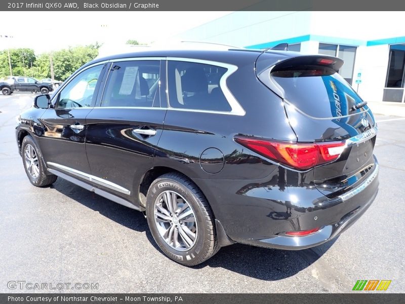 Black Obsidian / Graphite 2017 Infiniti QX60 AWD