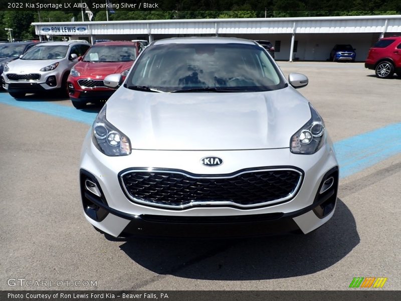 Sparkling Silver / Black 2022 Kia Sportage LX AWD