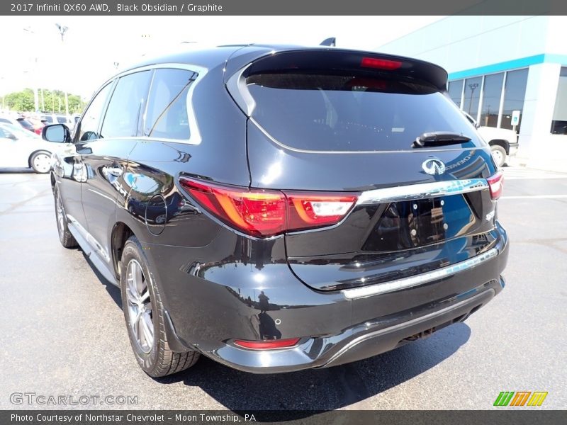 Black Obsidian / Graphite 2017 Infiniti QX60 AWD