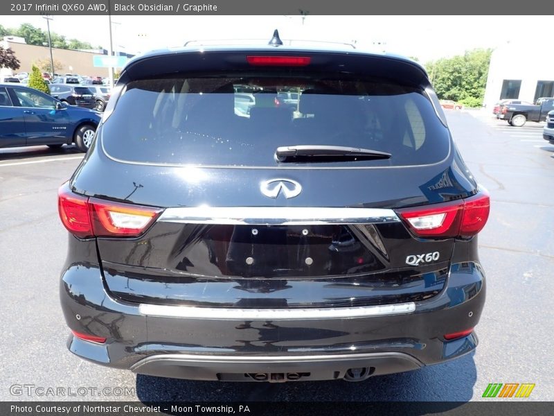 Black Obsidian / Graphite 2017 Infiniti QX60 AWD