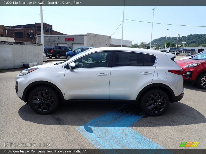 Sparkling Silver / Black 2022 Kia Sportage LX AWD