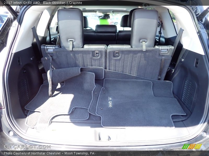 Black Obsidian / Graphite 2017 Infiniti QX60 AWD