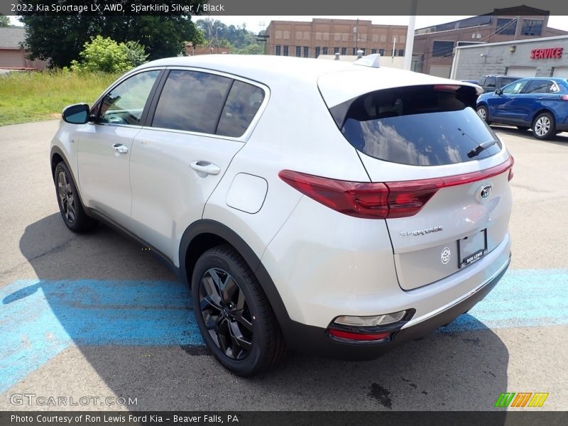 Sparkling Silver / Black 2022 Kia Sportage LX AWD
