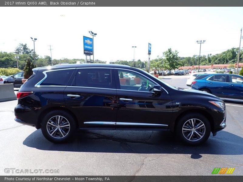 Black Obsidian / Graphite 2017 Infiniti QX60 AWD