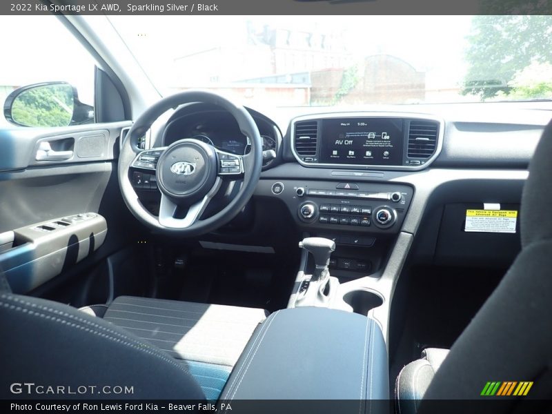 Sparkling Silver / Black 2022 Kia Sportage LX AWD
