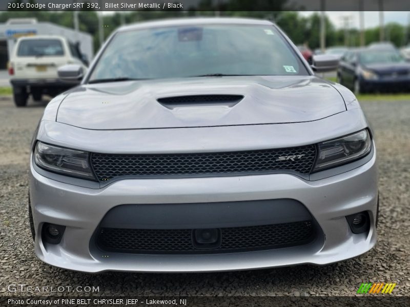Billet Silver Metallic / Black 2016 Dodge Charger SRT 392