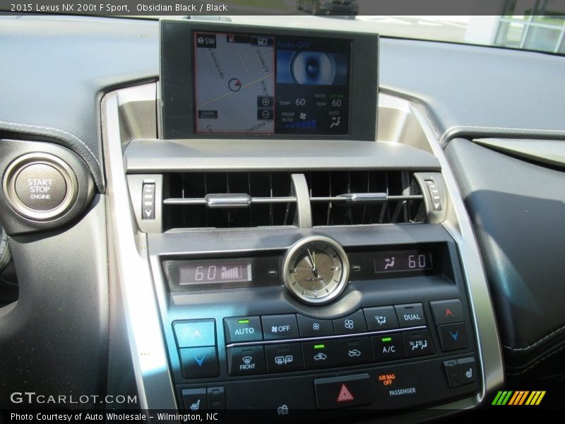 Obsidian Black / Black 2015 Lexus NX 200t F Sport